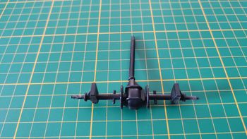 Axe de roue arrière pièce détachée miniature Bburago Burago Jaguar type E 1961 1/18 1/18e 1/18ème #D