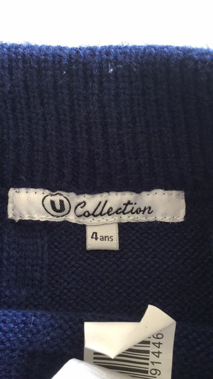 Jupe avec noeud bleu marine 4 ans - photo numéro 4