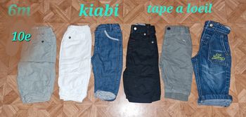 Lot 6pantalon 6mois