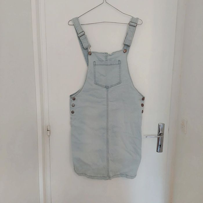 Salopette jupe en jean