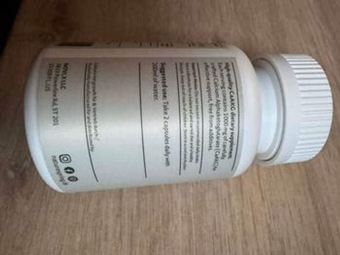 CaAKG | Calcium-Alphakétoglutarate | 60 gélules | Dosage élevé | 1000 mg | CaAKG de haute qualité - photo numéro 3