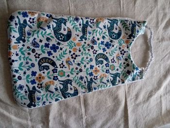 Bavoir  maternelle long cou élastique