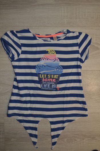 Tee shirt manches courtes Okaidi glace 6 ans