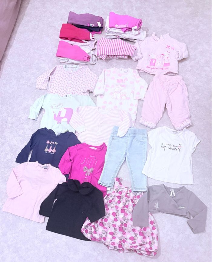 Lot 6 mois bébé fille - photo numéro 2