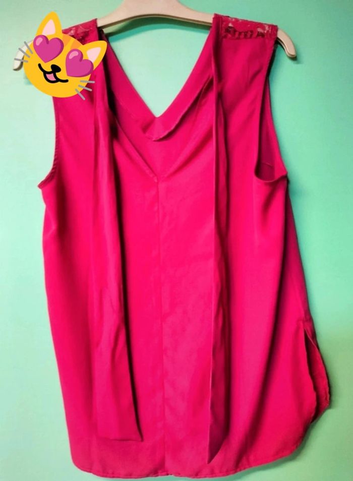 Blouse rose mousquitos 44 - photo numéro 2