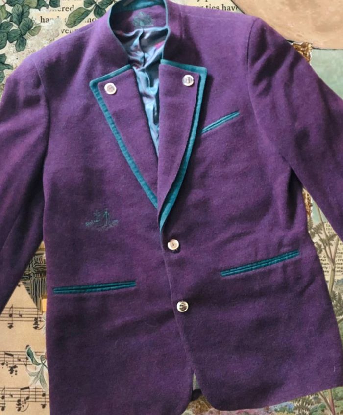 🇦🇹Blazer vintage autrichien en laine Distler wool tyrolean trachten blazer🇦🇹 - photo numéro 4