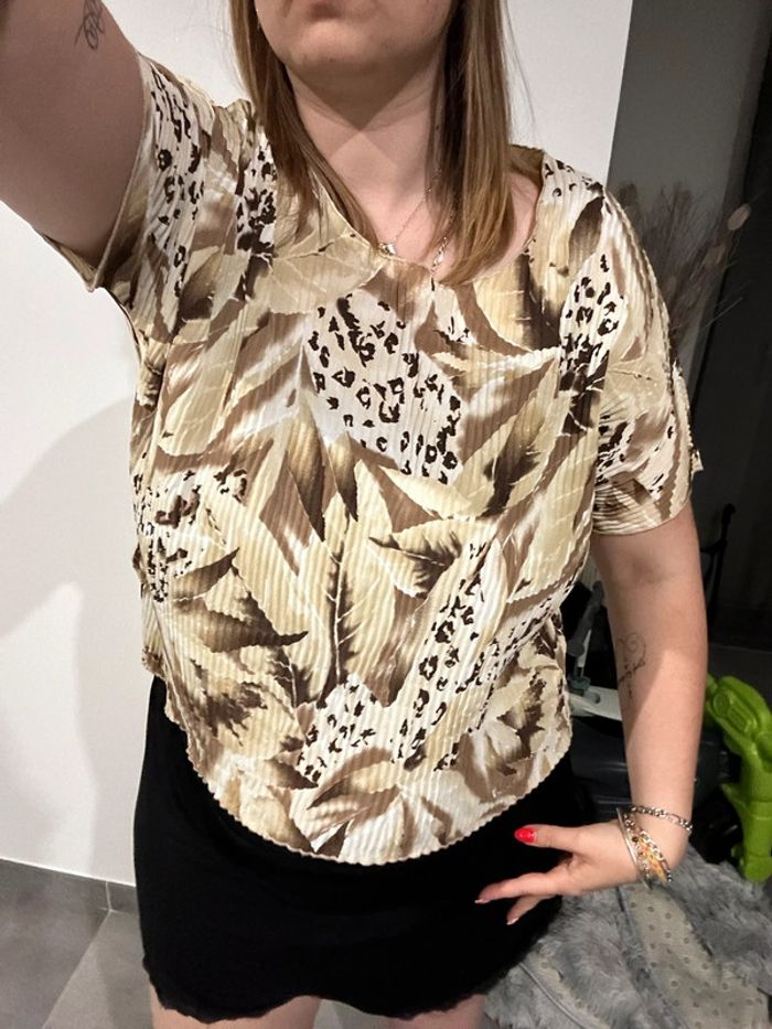 Blouse vintage Claire delandes T44