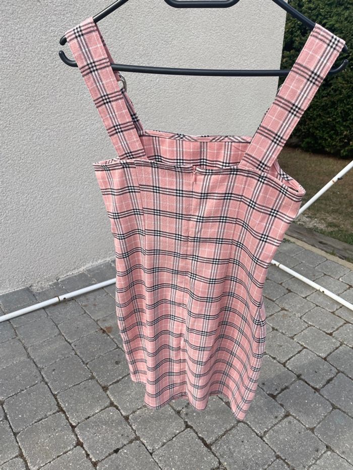 Superbe robe Pimkie rose à carreaux - photo numéro 4
