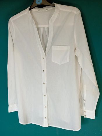 Chemise coton blanc