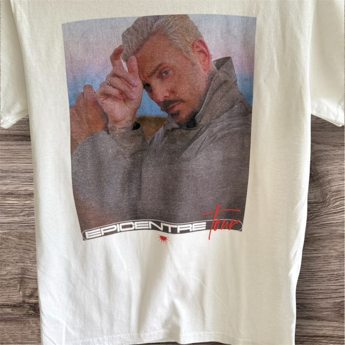 T-shirt manches courtes blanc Matt pokora m.pokora épicentre tour 2024/2025 taille 36 S - photo numéro 2
