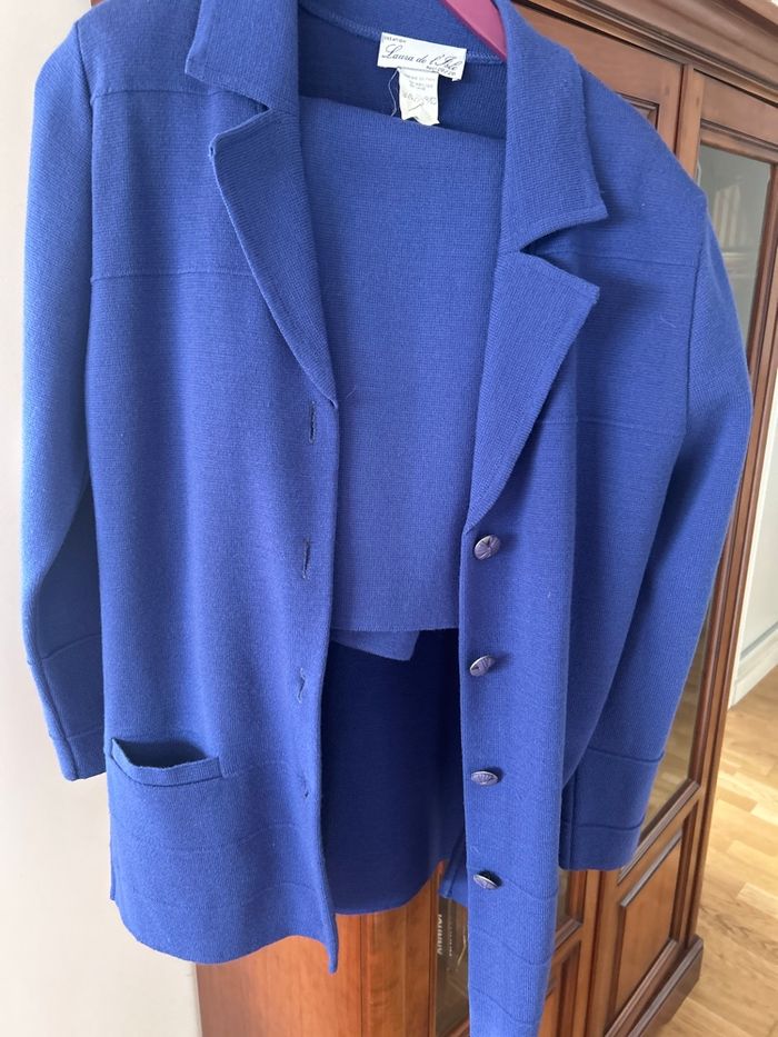 Ensemble jupet et veste longue