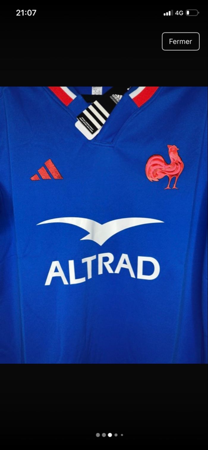 Maillot rugby équipe de France - photo numéro 3