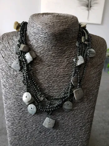 Collier fantaisie noir