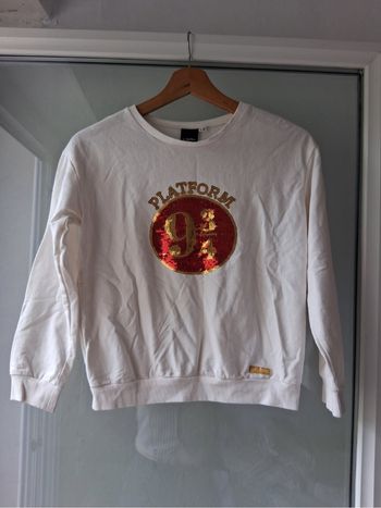 Sweat blanc Harry Potter