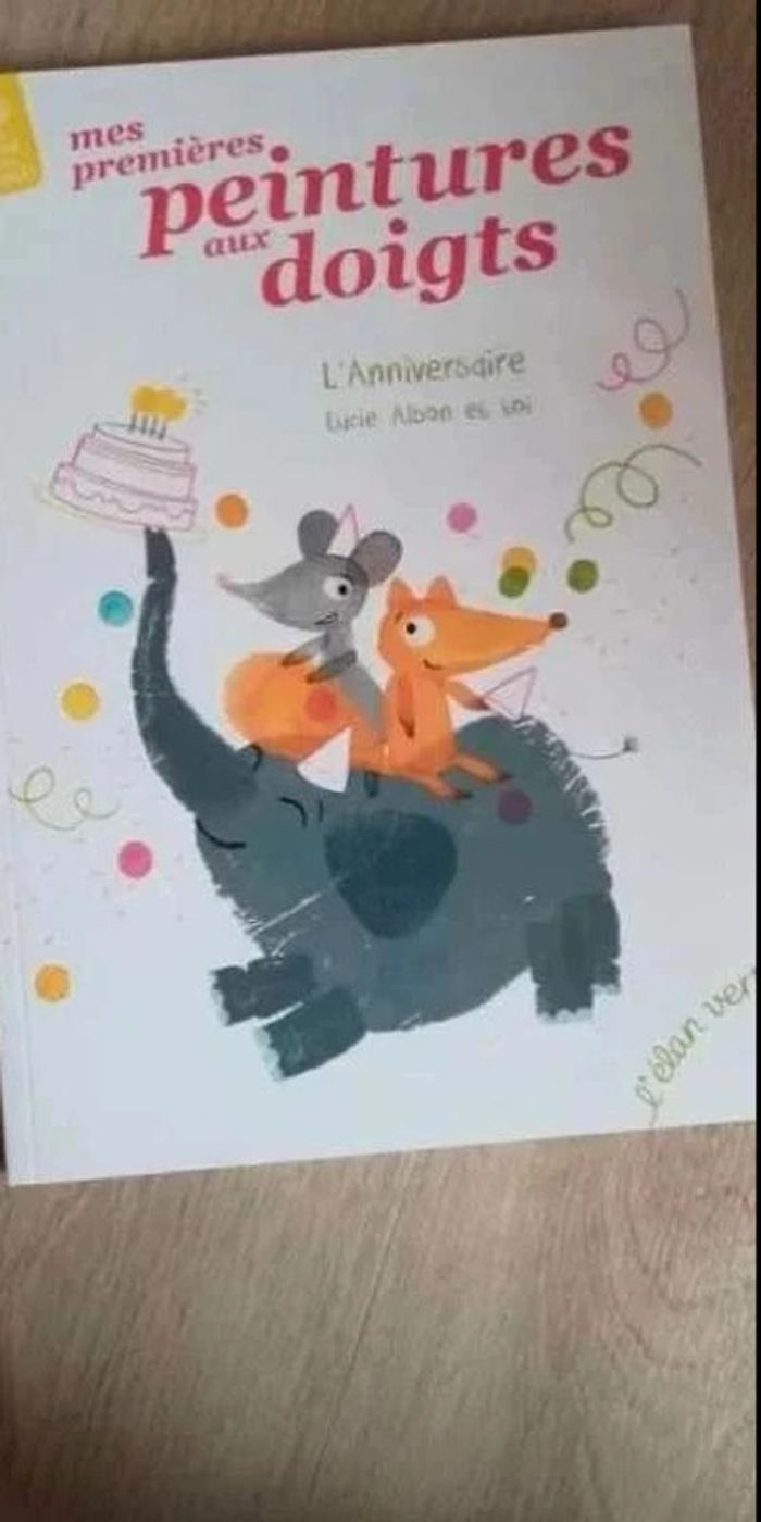 Mes 1eres peintures au doigt