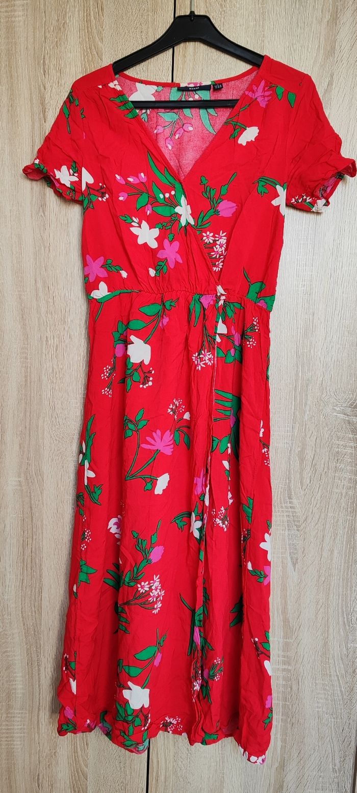 Robe longue fleurie