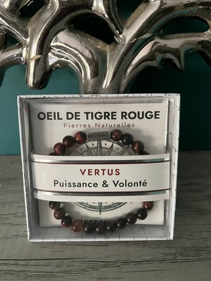 Bracelet Redskins pierres naturelles