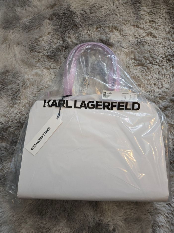 Sac cabas Karl Lagerfeld rose lilas – Neuf avec étiquette & dustbag - photo numéro 6