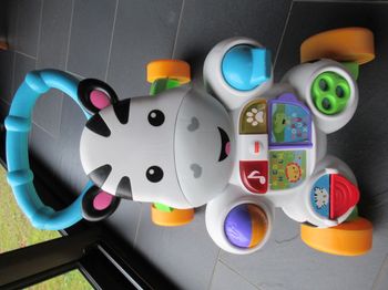 Porteur / trotteur / pousseur zèbre parlant FISHER-PRICE marche de bébé