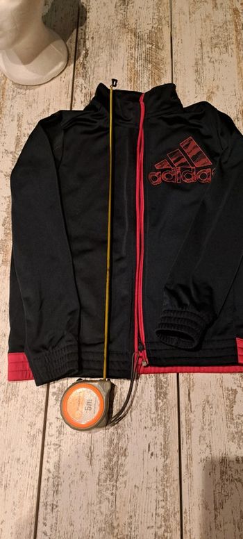 Veste Adidas noir et rouge