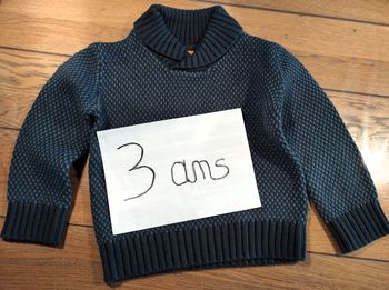 Lot n° 494 Pull chaud Pusblu 36 mois