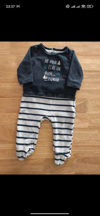 Pyjama chaud gemo 6 mois 