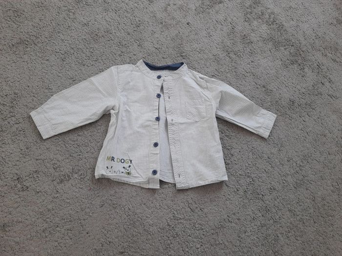 Chemise à carreaux 12 mois