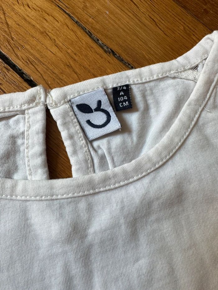 T-shirt manches courtes filles 3 pommes 3-4ans - photo numéro 3