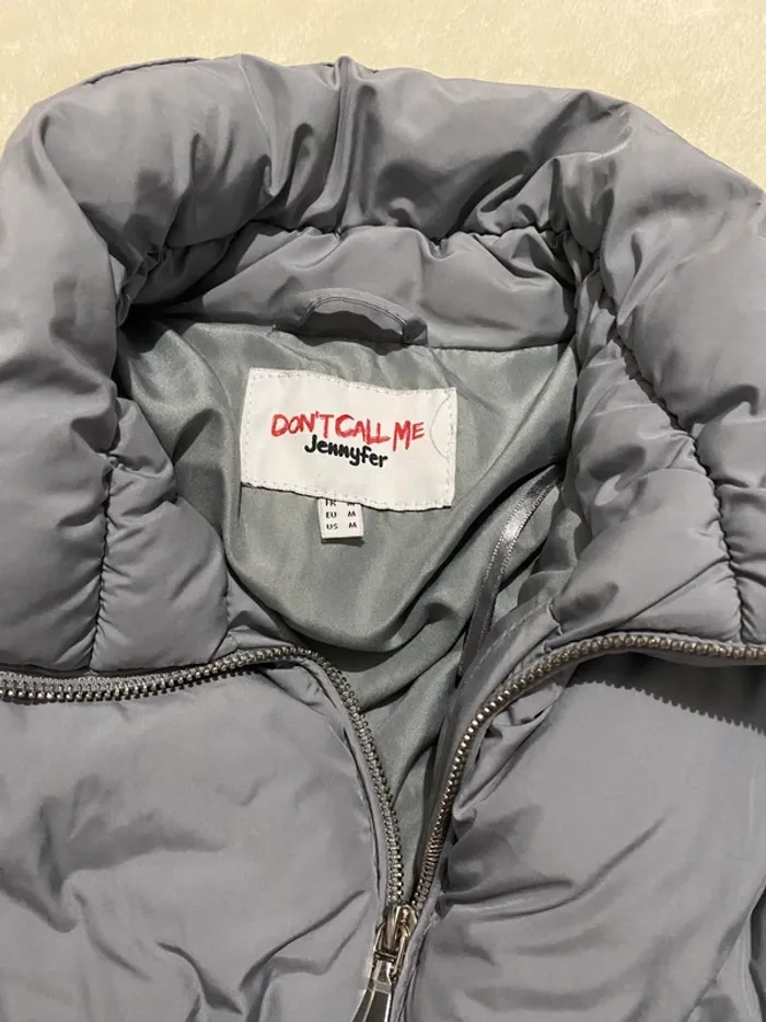 Doudoune grise - Don’t Call Me Jennyfer - Taille M - photo numéro 3