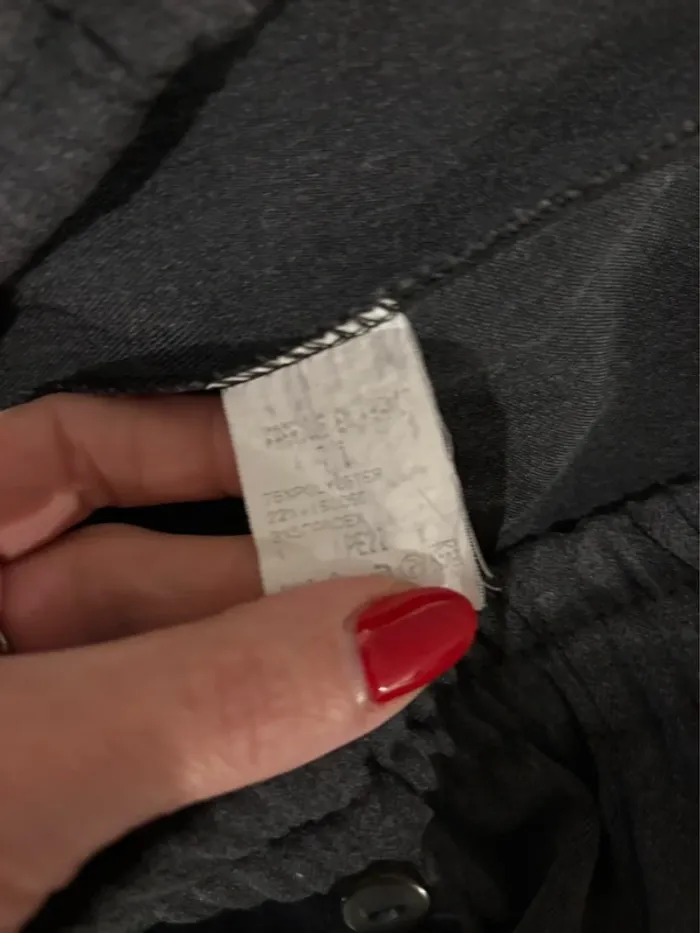 Jolie pantalon gris léger taille 36-38 en très bon état - photo numéro 6