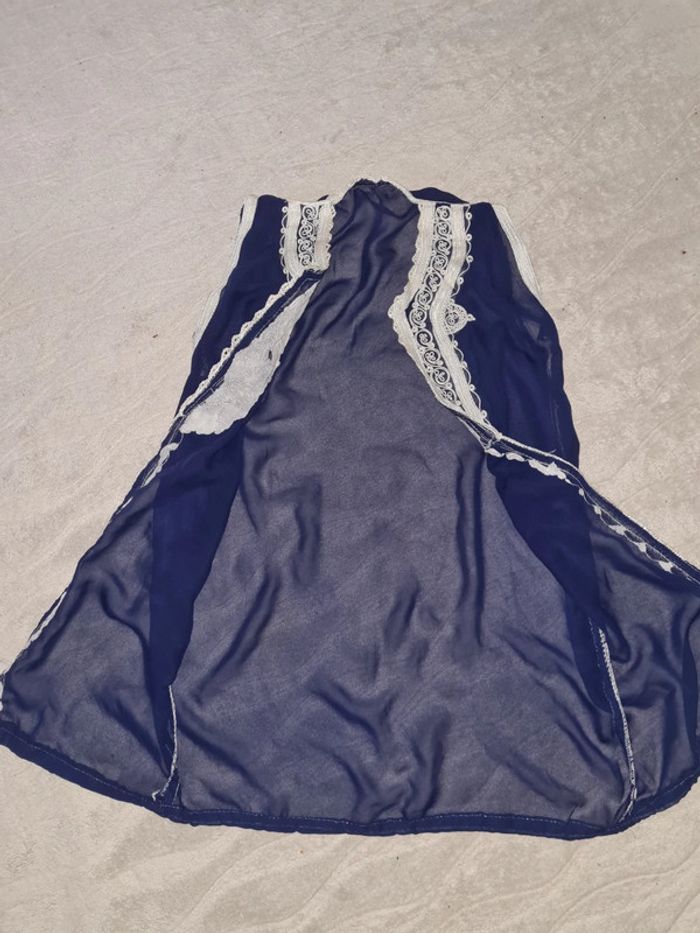 Magnifique gilet veste de fzte voile transparent 5/6 ans - photo numéro 5