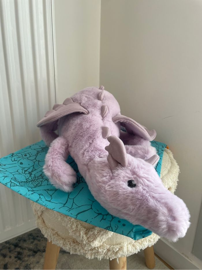 Peluche JELLYCAT LAVANDER DRAGON LARGE 💜 - photo numéro 3