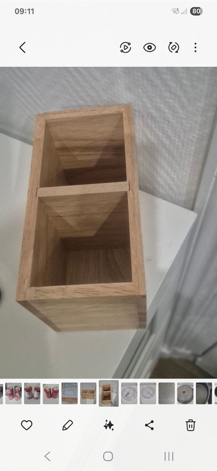 Boîte de rangement en bambou - photo numéro 2