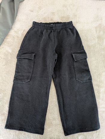 Pantalon Cargo Molletonné Noir