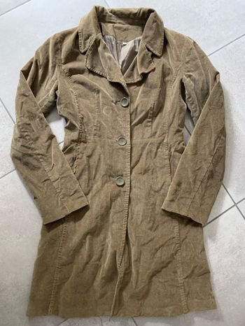 Veste en velours kaki taille L