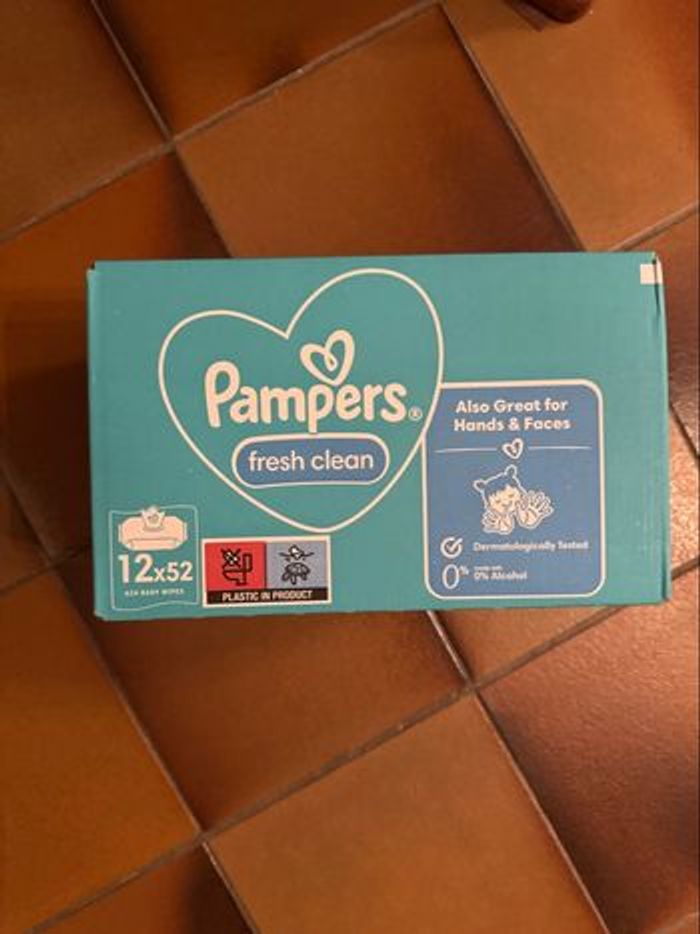Lingettes Pampers Fresh Clean