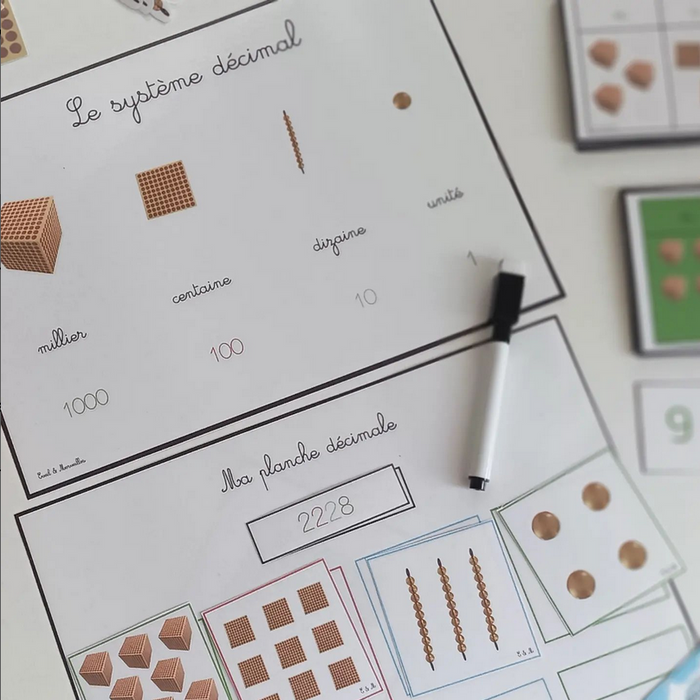 Ma planche décimale Montessori - photo numéro 1
