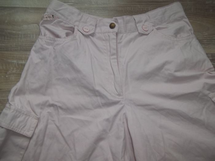 Jupe-culotte cargo longue rose pastel Okaïdi 12 ans - photo numéro 2