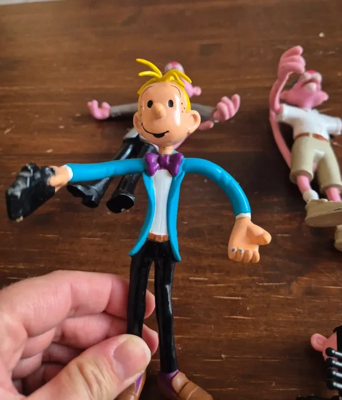 Lot figurines panthère rose + fantasio - photo numéro 5