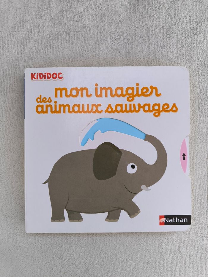 Livre Kididoc Mon imagier des animaux sauvages Nathan - photo numéro 2