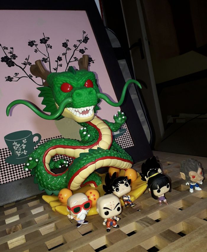 Funko Pop Shenron Jumbo XXL 10 pouces 25 cm & 6 mini Funko Pop Dragon Ball DBZ - photo numéro 3