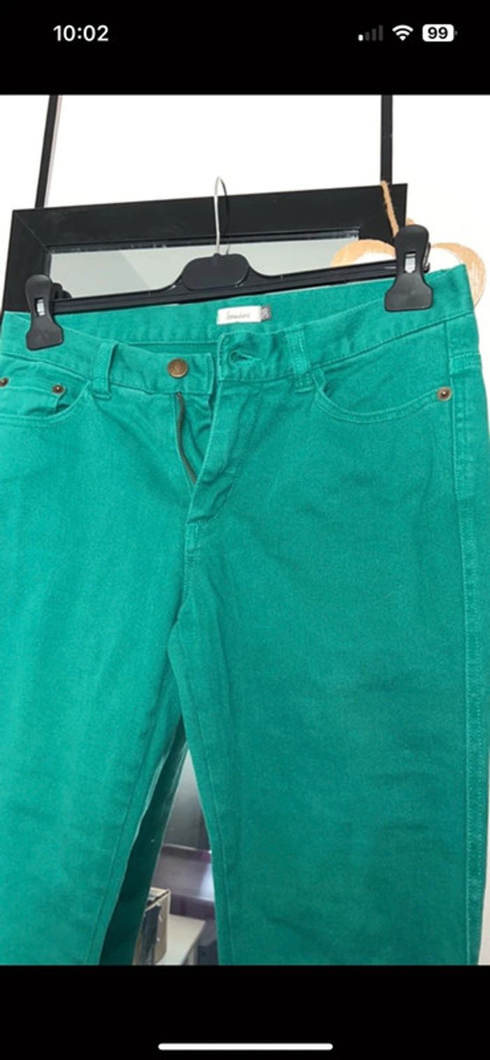 Jeans vert taille 38 - photo numéro 2
