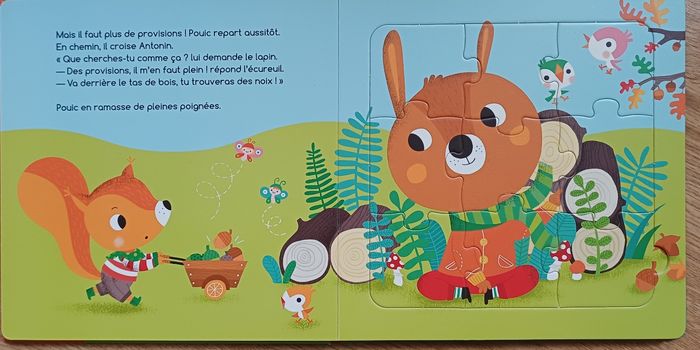 Livre puzzle Pouic fait ses provisions - photo numéro 4