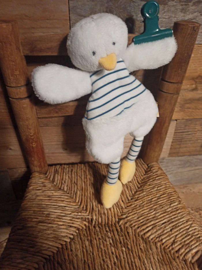Doudou canard tape à l'oeil tbe - photo numéro 4