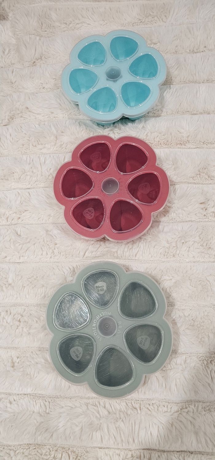 Lot de 3 fleurs 🌸 multiportions BEABA 90ml - photo numéro 5