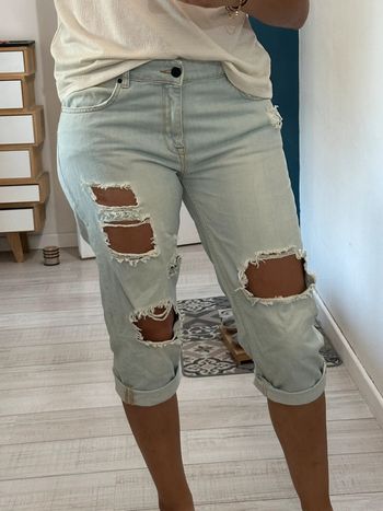 Pantacourt Boyfriend Amy Gee Taille 38/40 peu porté