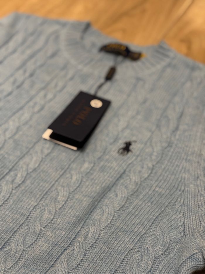 Ralph Lauren pull bleu taille M - photo numéro 5