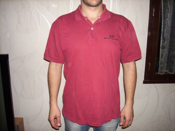 polo manche courte bordeaux sergio tacchini taille L