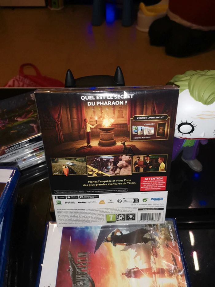 Jeux Ps5 Edition limitee tintin reporter les cigares du phoraon neuf sous blister - photo numéro 2