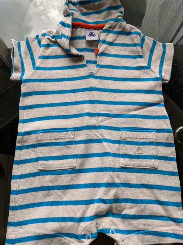 Combishort en coton petit bateau 6 mois